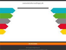 Tablet Screenshot of namasteindia-reutlingen.de